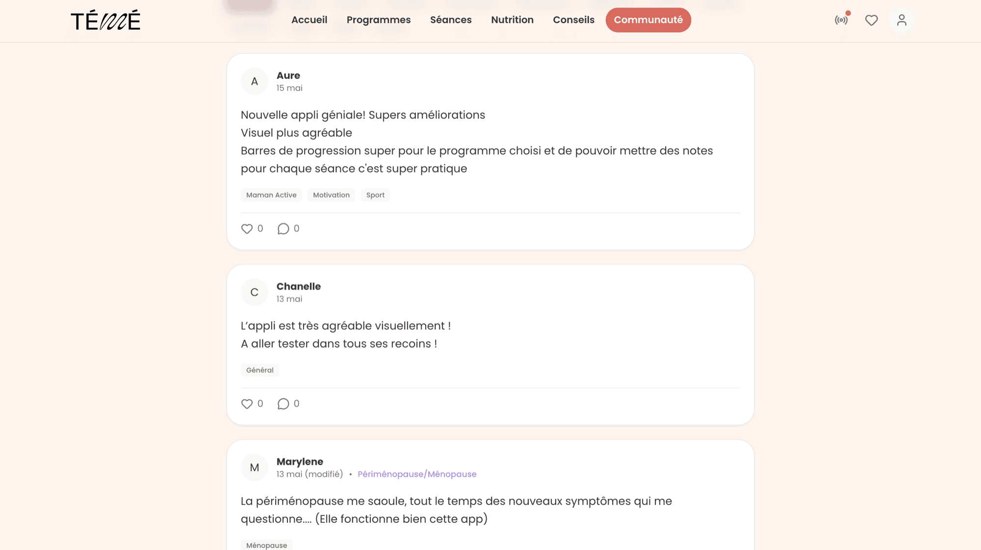Le Cercle, la communauté de l'application Studio Témé